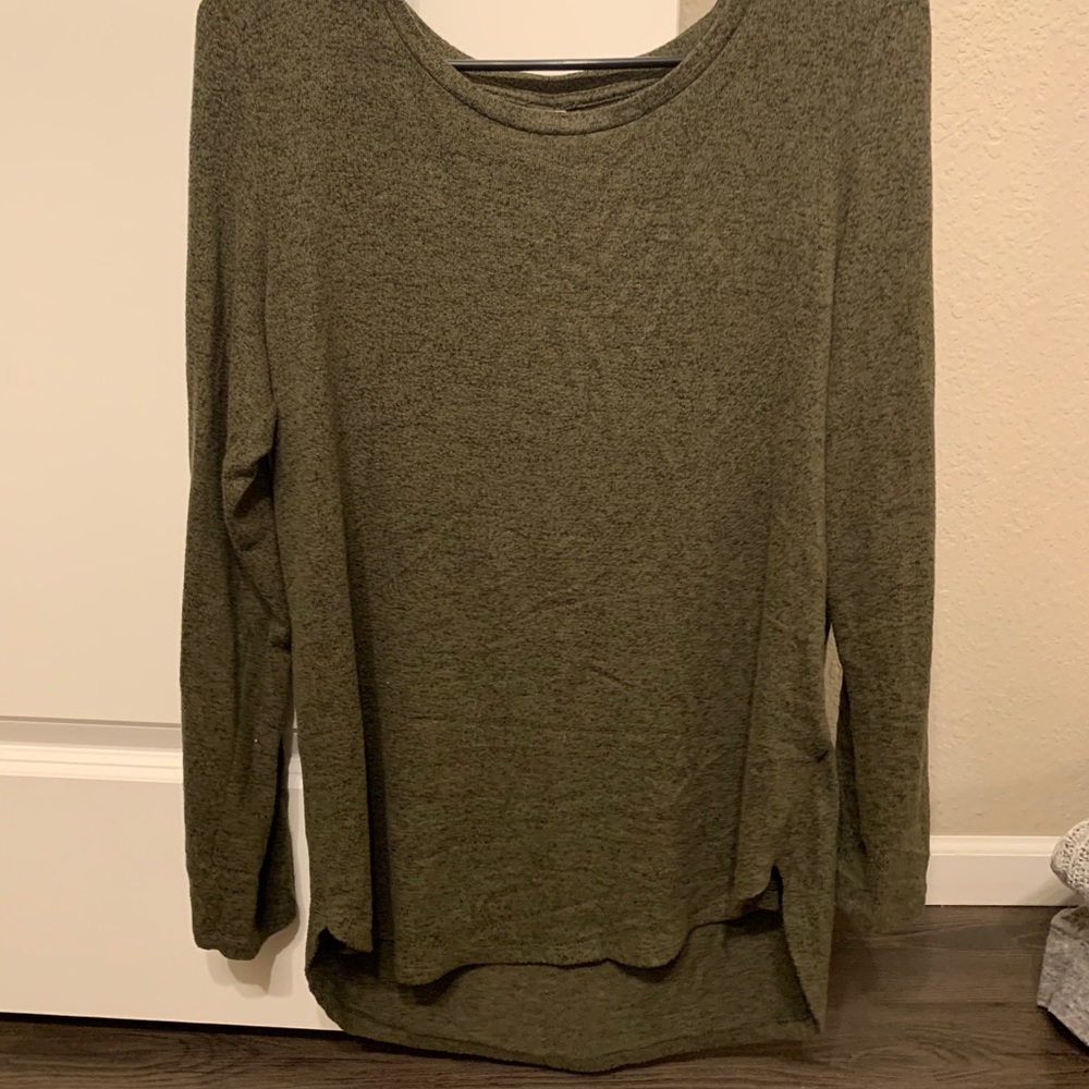 Green old navy long sleeve shirt size medium